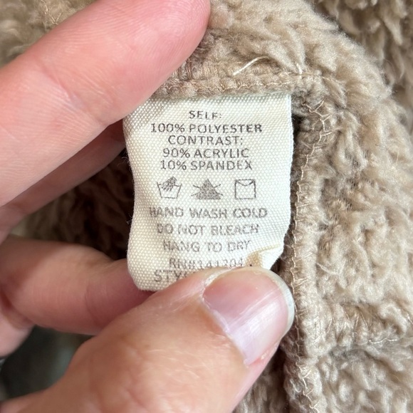 Hem & Thread fuzzy knit open front hooded cardigan sweater - Picture 8 of 8